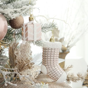 Sea Team 77-Pack Shatterproof Christmas Ornaments Set