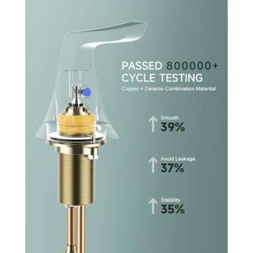 Bathroom Sink Faucet, Black Bathroom Faucets, Widespread Bathroom Faucet for Sink 3 Hole - 2-Handles Faucet with Pop Up Drain Assembly and 2 Water Supply Lines Faucets for RV Bath Vanity