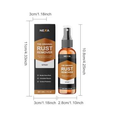 HASHLE Nexa Rust Remover Spray - 2025 Upgrade, Fast-Acting Rust Dissolver for Metal and More
