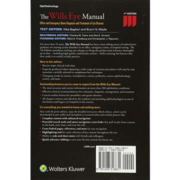 The Wills Eye Manual: Office and Emergency Room Diagnosis and Treatment of Eye Disease