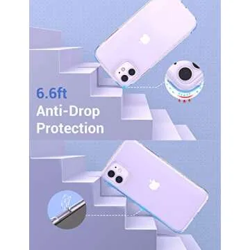 AINOPE iPhone 11 Slim Anti-Drop Clear Case with Grip