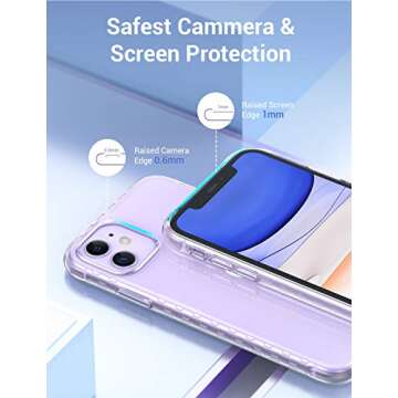 AINOPE iPhone 11 Slim Anti-Drop Clear Case with Grip