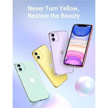 AINOPE iPhone 11 Slim Anti-Drop Clear Case with Grip