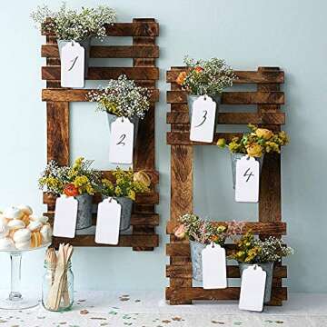 G2PLUS White Gift Tags with String，2'' x 4'' Paper Gift Tags, 100PCS Rectangle Blank Tags with Holes for Arts and Crafts, Wedding,Holiday,Christmas Gift Wrapping, Party Decor