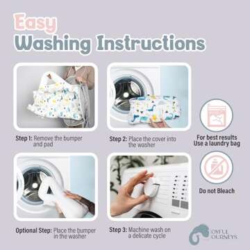 Joyful Journeys Baby Lounger - 2 in 1 Infant Lounger Baby Nest/Diaper Organizer - 100% Cotton Lounger Pillow - Portable Baby Lounger Travel Bed - Newborn Essential - 0-18 Months (Blue Dinosaur)