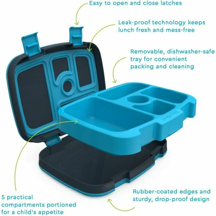 Bentgo Kids Dinosaur Lunch Box & Water Bottle Set