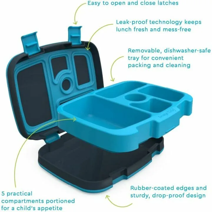 Bentgo Kids Dinosaur Lunch Box & Water Bottle Set