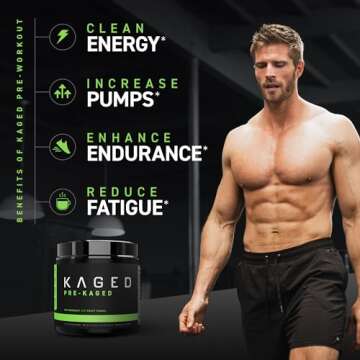 Kaged Pre-Kaged Original Pre Workout | Krisp Apple | Energy & Focus