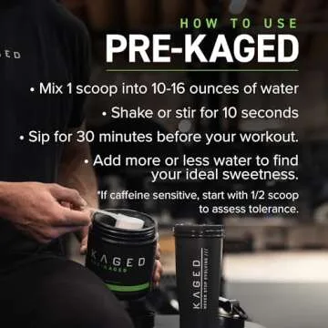 Kaged Pre-Kaged Original Pre Workout | Krisp Apple | Energy & Focus