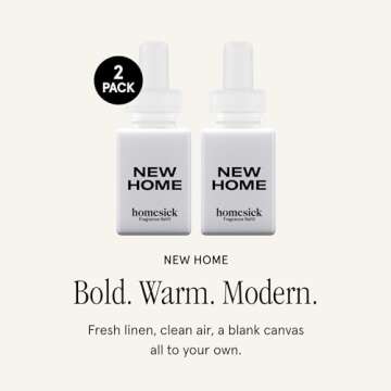 Pura & Homesick Home Scent Refill - Smart Home Air Diffuser Fragrance - Up to 120-Hours of Luxury Fr...