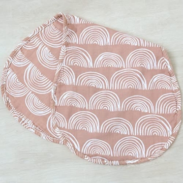 LifeTree Muslin Baby Burp Cloths - Ultra Soft & Absorbent 3 Pack