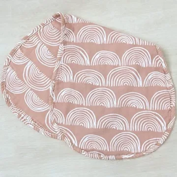 LifeTree Muslin Baby Burp Cloths - Ultra Soft & Absorbent 3 Pack