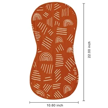 LifeTree Muslin Baby Burp Cloths - Ultra Soft & Absorbent 3 Pack