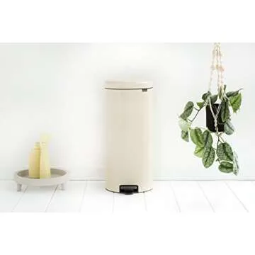 Brabantia 7 Gallon Step Trash Can - Almond Color