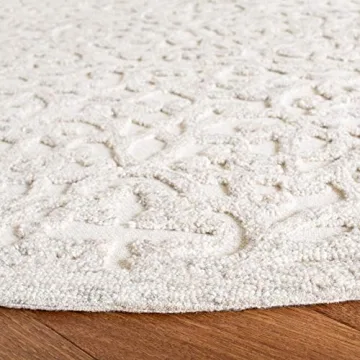 SAFAVIEH Trace Collection Unique Handmade Wool Area Rug