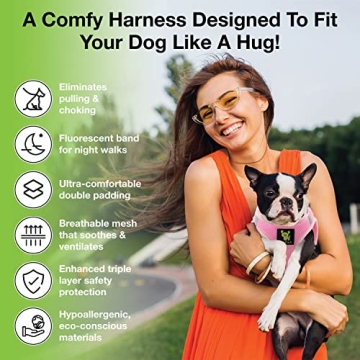 EcoBark Teacup Dog Harness for Puppies & Small Dogs