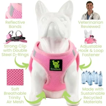 EcoBark Teacup Dog Harness for Puppies & Small Dogs