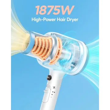 Wavytalk 1875W Professional Hair Dryer with Diffuser