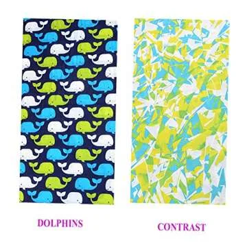 Toes Home 6PCS Elastic Seamless Headband Neck Gaiter Scarf