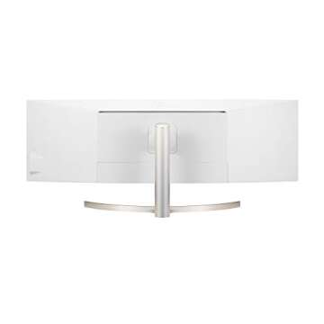 LG 49WL95C-WE 32:9 UltraWide Monitor 49" Dual DQHD (5120 x 1440) IPS Display, HDR10, USB Type-C with 85W Power Delivery, Ambient Light Sensor, 2 x Stereo Speaker with Rich Bass - Silver