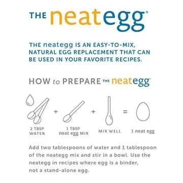 Neat Plant-Based Egg Mix - Non-GMO, Vegan & Gluten-Free