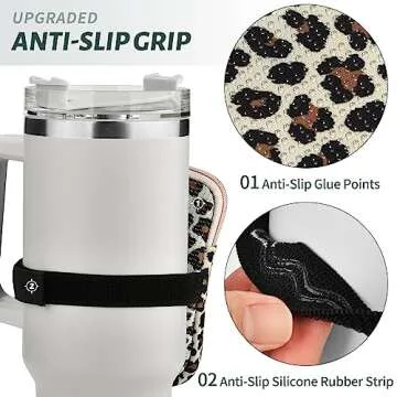 Yopria Water Bottle Pouch for Stanley Quencher & IceFlow