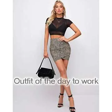 Avidlove Sheer Crop Top for Trendy Summer Outfits