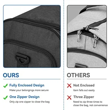 Bukere Garment Duffle Bag for Easy Travel Packing