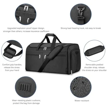 Bukere Garment Duffle Bag for Easy Travel Packing