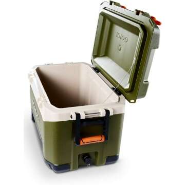 Igloo Cooler with Tie Down Points for Secure Travel