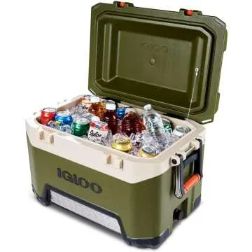 Igloo Cooler with Tie Down Points for Secure Travel