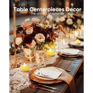 Amagic Flameless LED Tea Lights Candles for Every Occasion