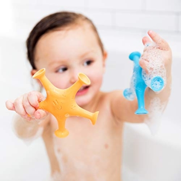 Ubbi Starfish Bath Toys for Toddlers - Fun & Safe