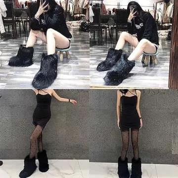 Valpeak Women's Furry Snow Boots For Winter Style and Warmth