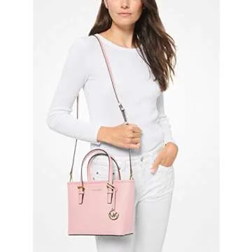 Michael Kors XS Carry All Jet Set Travel Womens Powder Blush