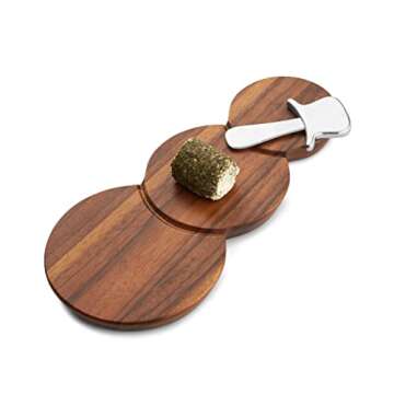 Nambe Snowman Cheese Board - Holiday Collection Gift