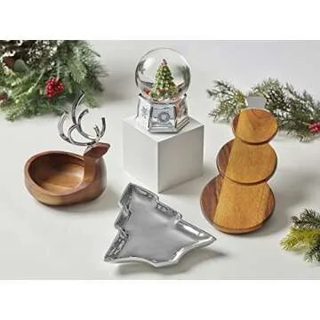 Nambe Snowman Cheese Board - Holiday Collection Gift