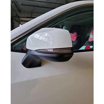 HIGH FLYING Car Accessories LED Side Mirrors, Sequential Dynamic Turn Signal Lights Indicator, Pair for Toyota Tacoma 2016-2023, RAV4 XA50 2019-2024, Highlander XU70 2020-2024, Set of 2, Smoked Black