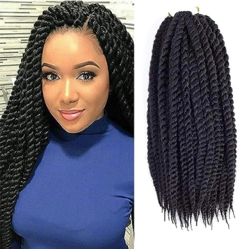 Admutty Havana Twist Crochet Hair 6 Packs 18 inch Braids