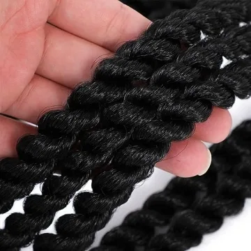 Admutty Havana Twist Crochet Hair 6 Packs 18 inch Braids