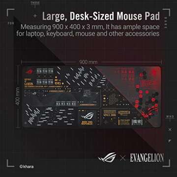 ASUS ROG Scabbard II EVA Gaming Mousepad for Gamers
