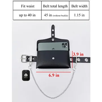 Stylish BEMYLV Punk Belt Bag for Women - Versatile & Chic