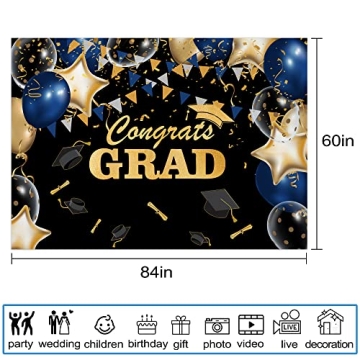 cocomong Graduation Backdrop 7x5ft for Photo Booths