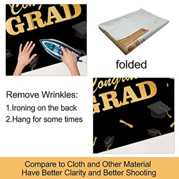 cocomong Graduation Backdrop 7x5ft for Photo Booths