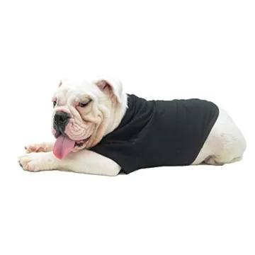 Lovelonglong Bulldog T-Shirt for Pugs & Bulldogs 100% Cotton