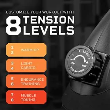 LifePro Portable Under Desk Elliptical Home Workout Machine