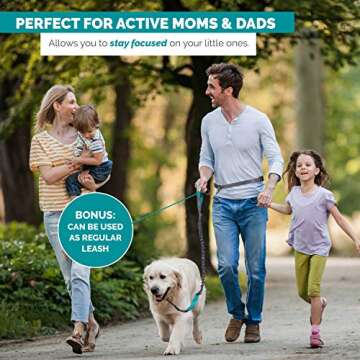 Tuff Mutt Hands-Free Waist Leash for Active Dog Owners