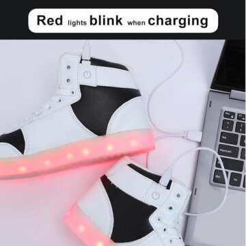 Odema V3 Aurora LED Light Up High Top Sneakers