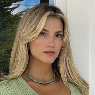 SOFYBJA Turquoise Gemstone Choker Necklace for Women