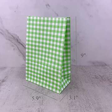 25pcs Colorful Paper Party Favor Bags - Perfect for Celebrations